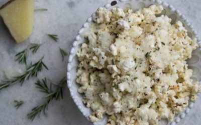 Recipe: Rosemary, Garlic, Parmesean Popcorn!