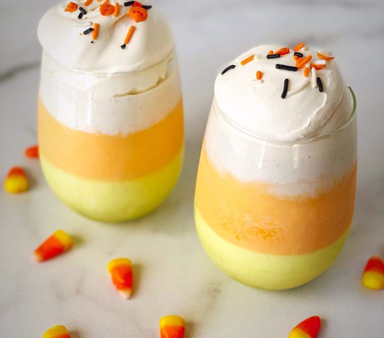 Recipe: Candy Corn Ice Cream Sundaes!