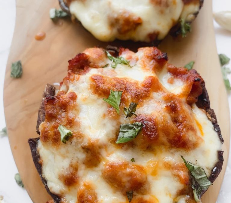 Portobello Mushroom Pizzas!
