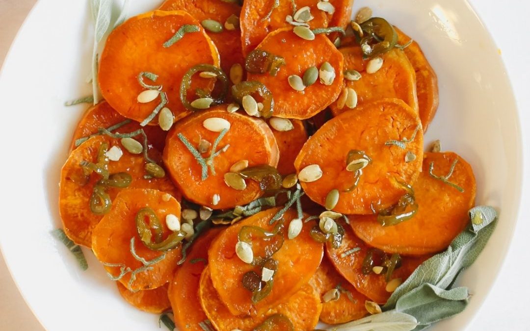 Honey & Jalapeño Sweet Potatoes!
