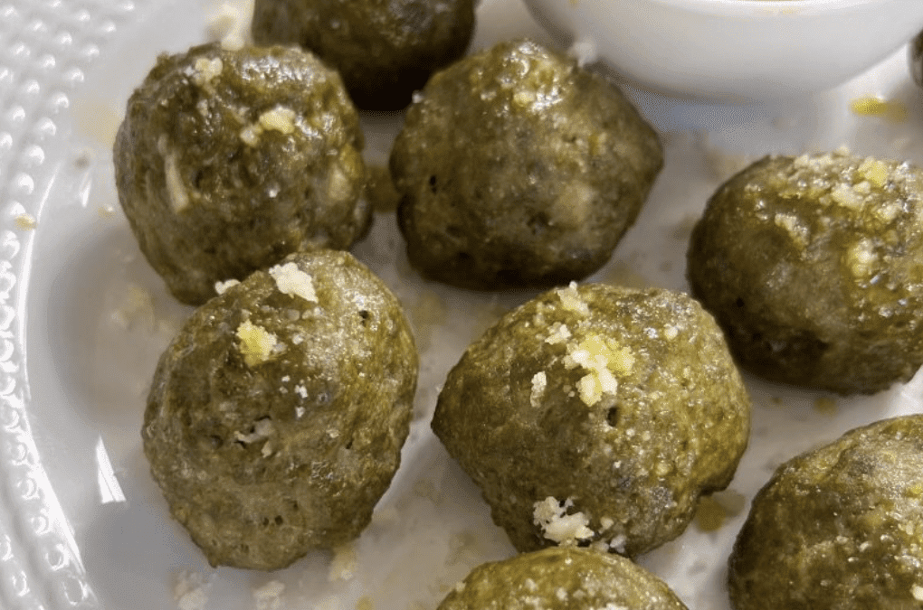 Turkey Pesto Meatballs!