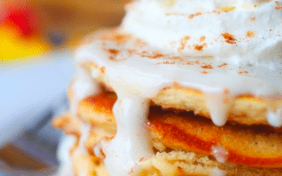 Maple + Cinnamon Roll Pancakes