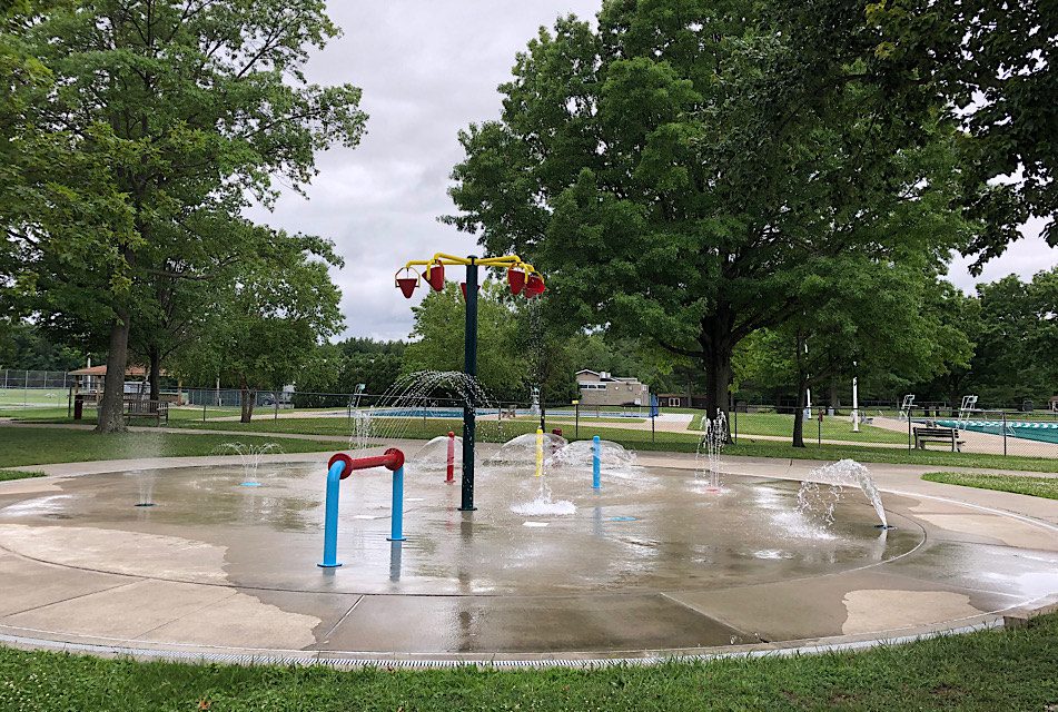 Spray Pads at the Elm Avenue Pool Complex